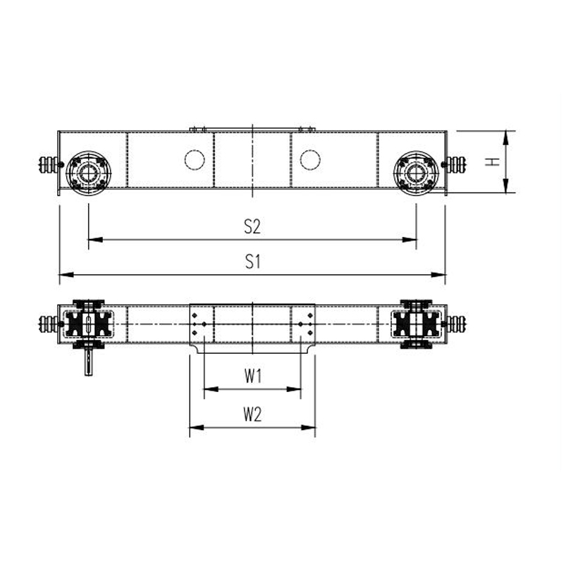 Cărucior la capătul macaralei
